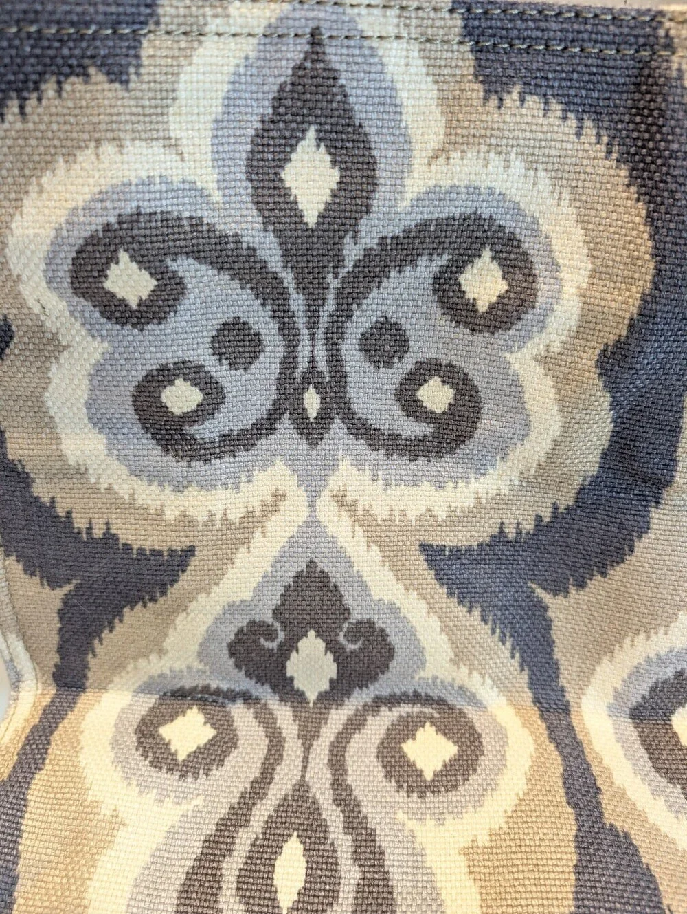 Spartina 449 Market tote Ikat Pattern EUC